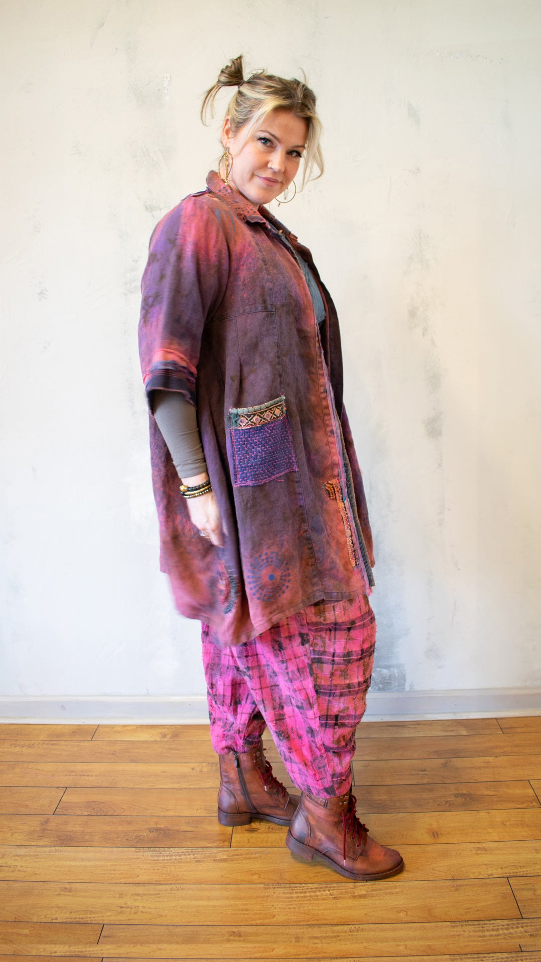 Journey to Peace Linen Jacket