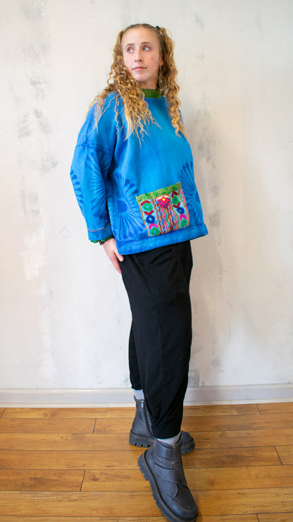 Beautiful Stones Sweatshirt in Caribbean