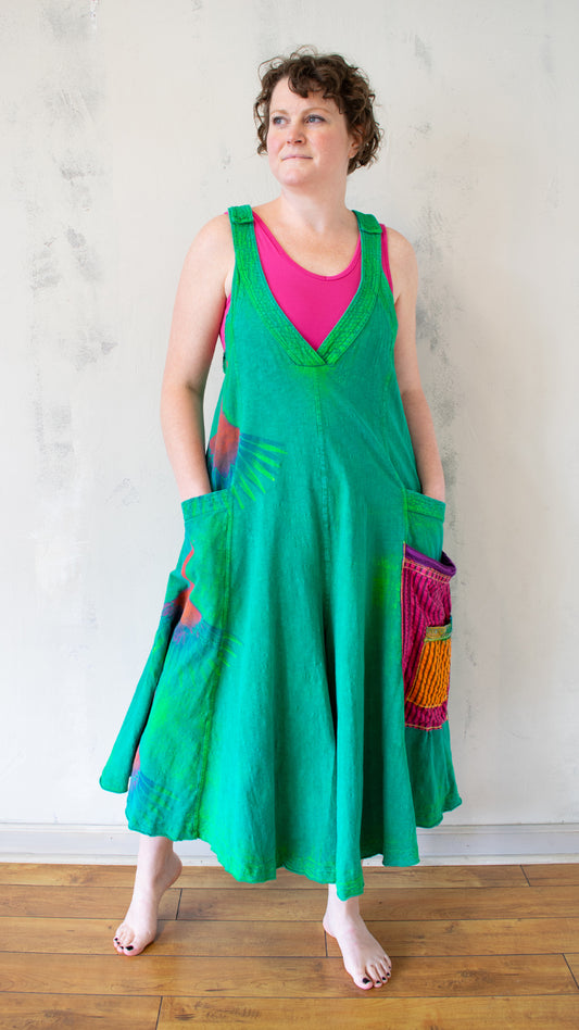 Take Flight Jumpsuit in Green