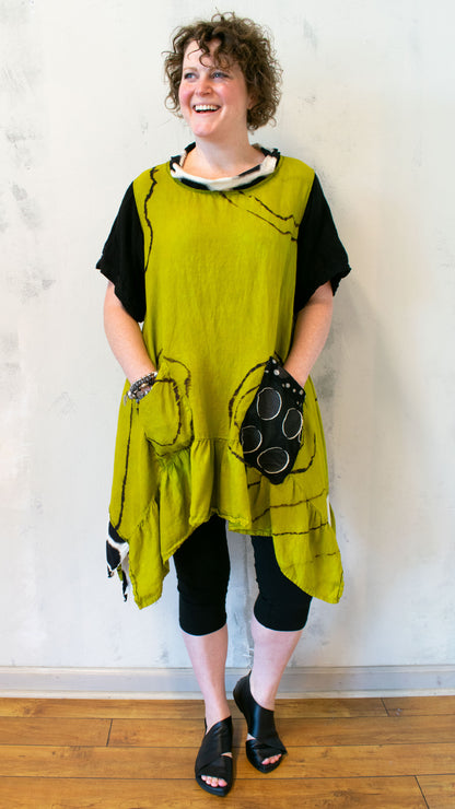 Ripple Effect Linen Tunic