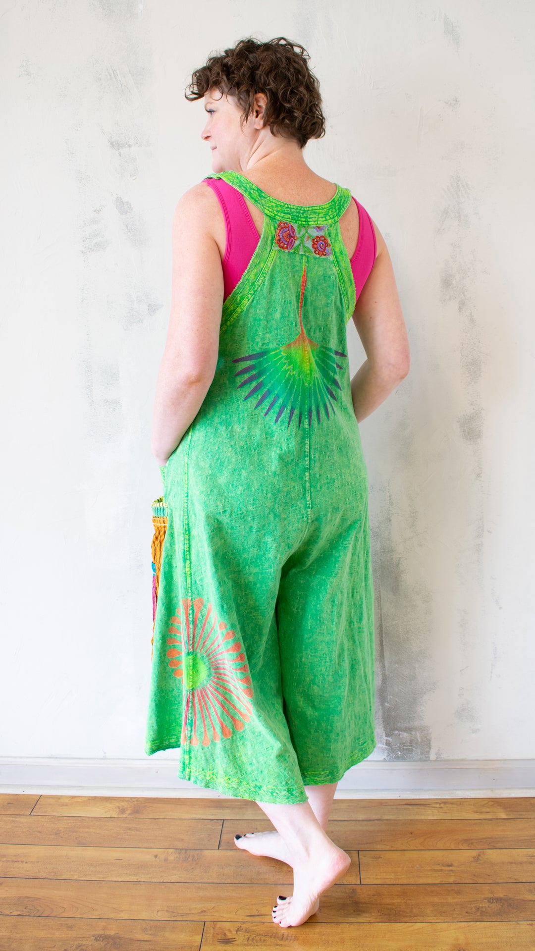Take Flight Jumpsuit in Lime Light