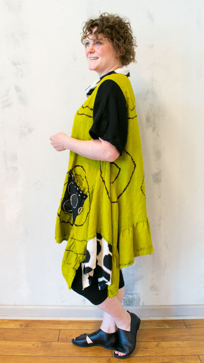 Ripple Effect Linen Tunic