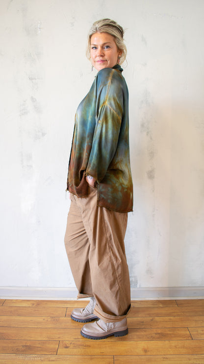 Kambaba Jasper Luxe Button Up