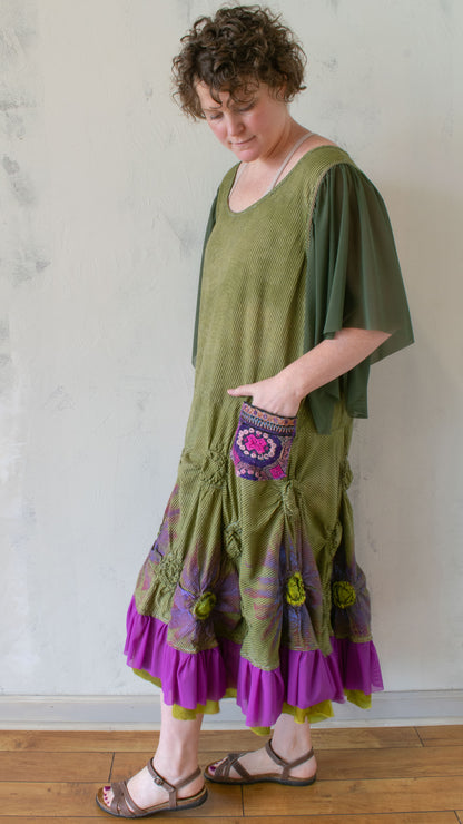 Festivity Dress in Chicory