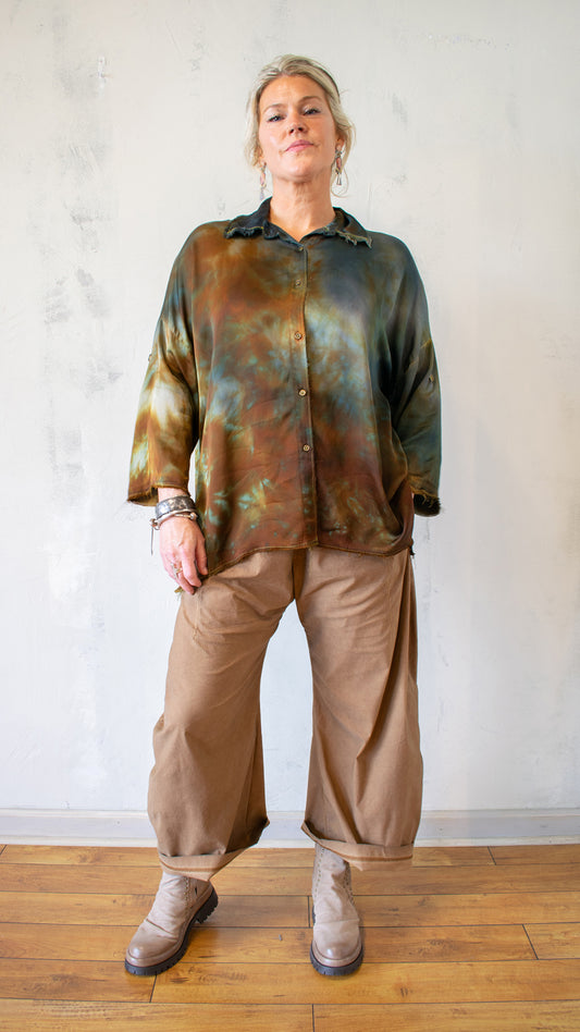 Kambaba Jasper Luxe Button Up