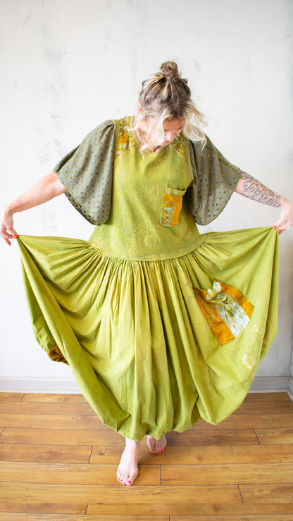 Green Sleeves Gown
