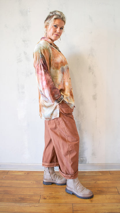 Imperial Jasper Luxe Button Up