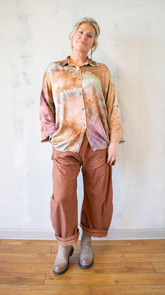 Imperial Jasper Luxe Button Up