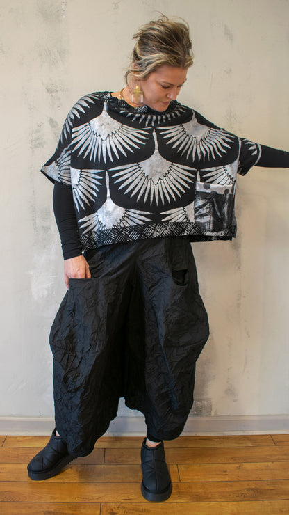 Silver Cranes Migration Pullover