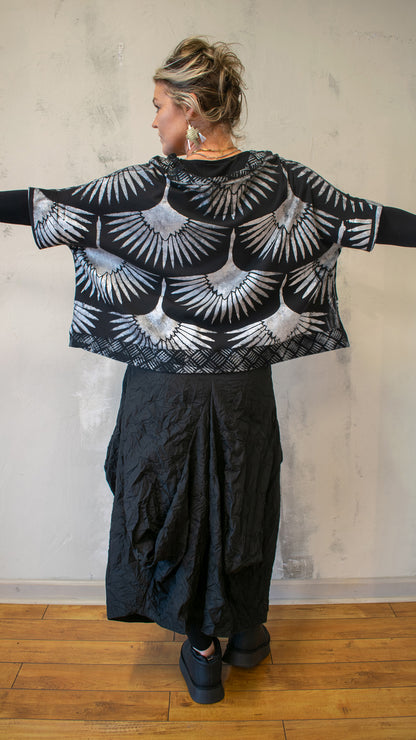 Silver Cranes Migration Pullover