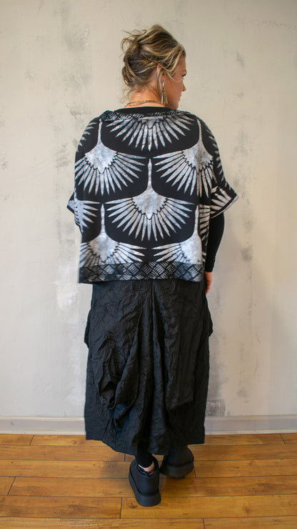 Silver Cranes Migration Pullover