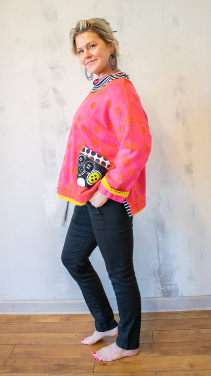 Beautiful Stories Sweatshirt in Pink