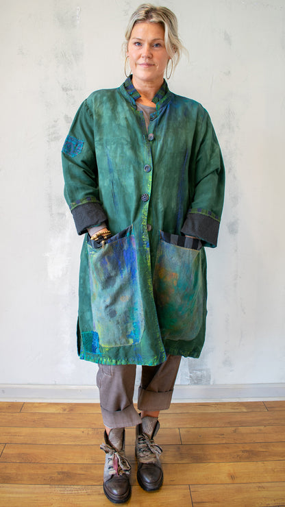 Ground Control to Major Tom Over Coat in Snap Dragon