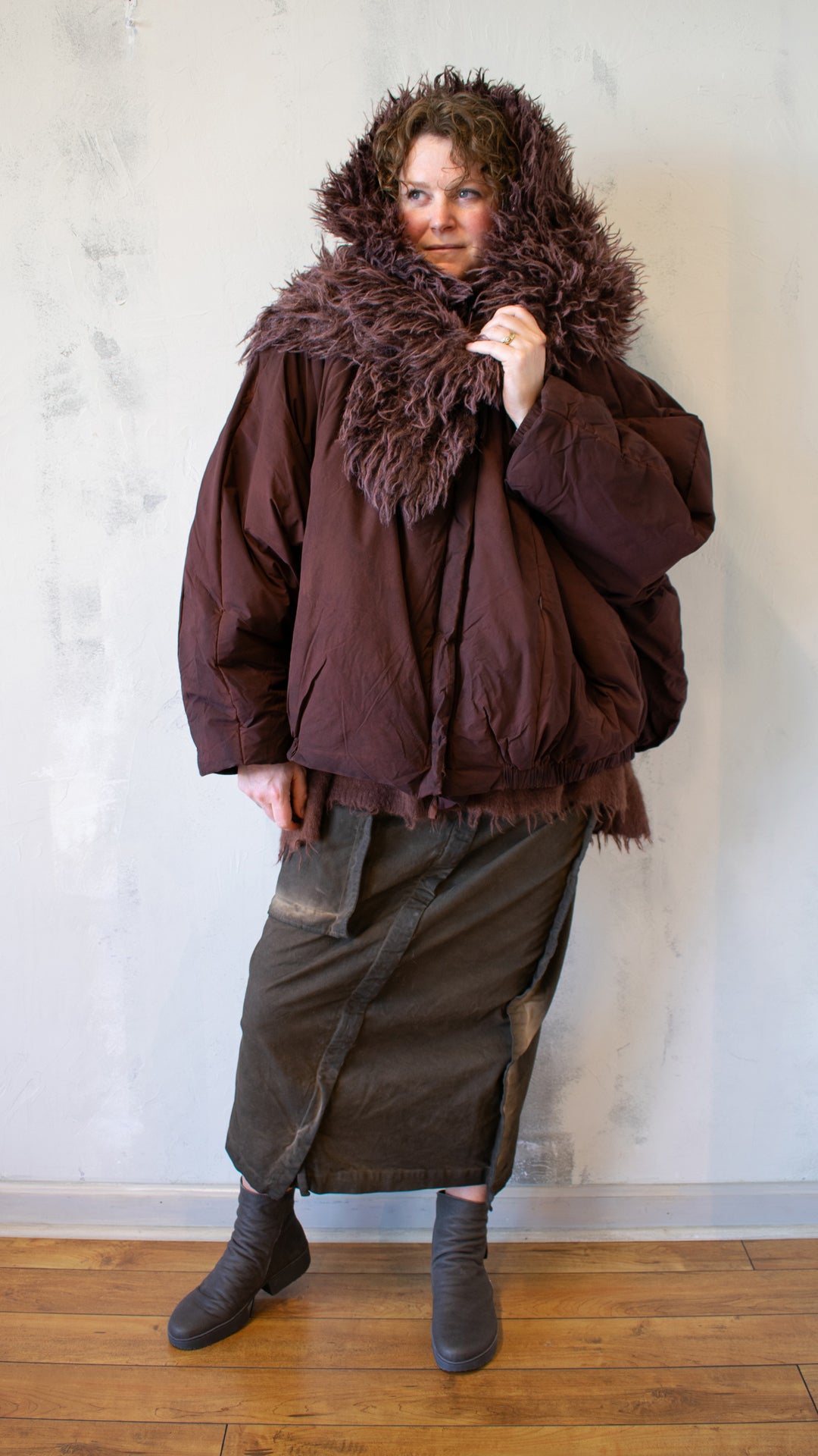 Cloud Coat in Henna Cloud