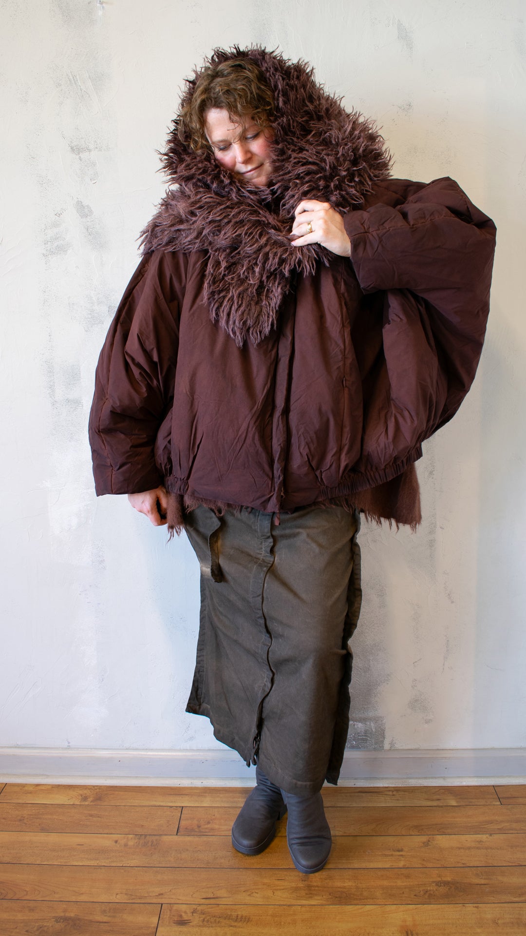 Cloud Coat in Henna Cloud
