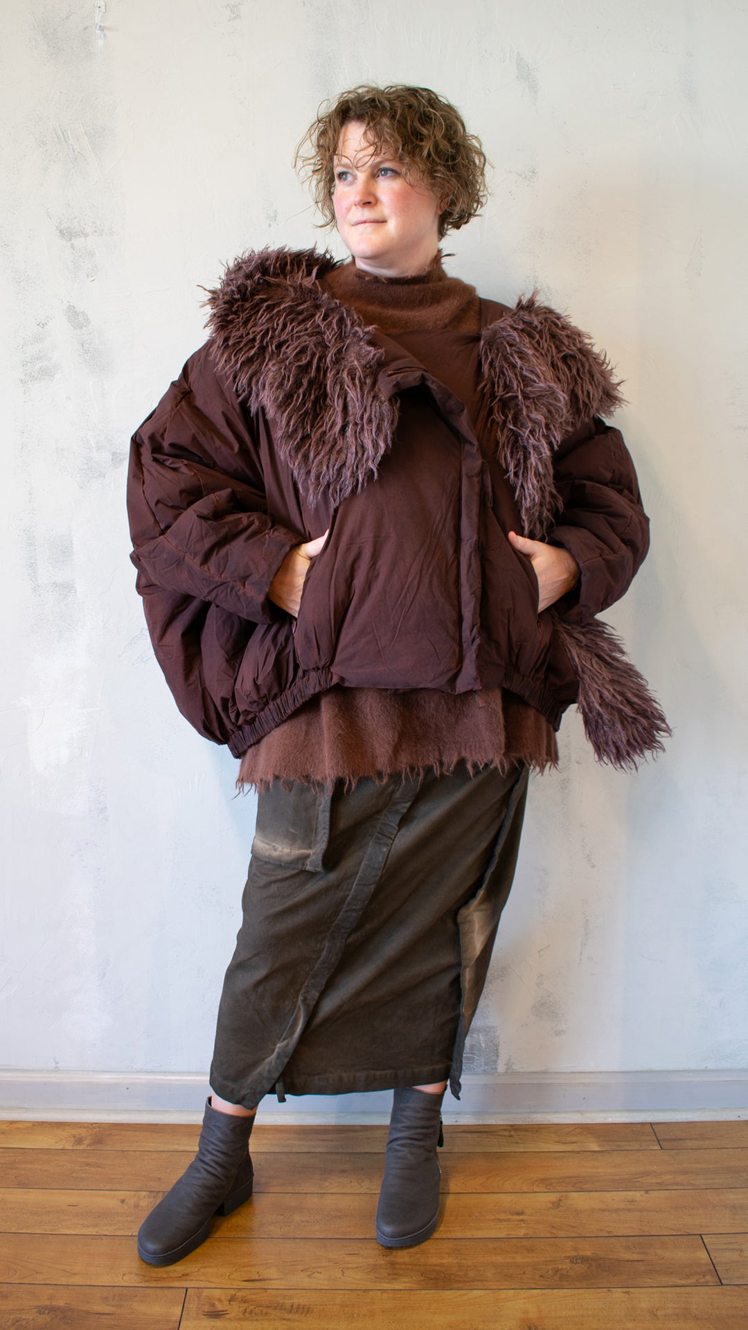 Cloud Coat in Henna Cloud