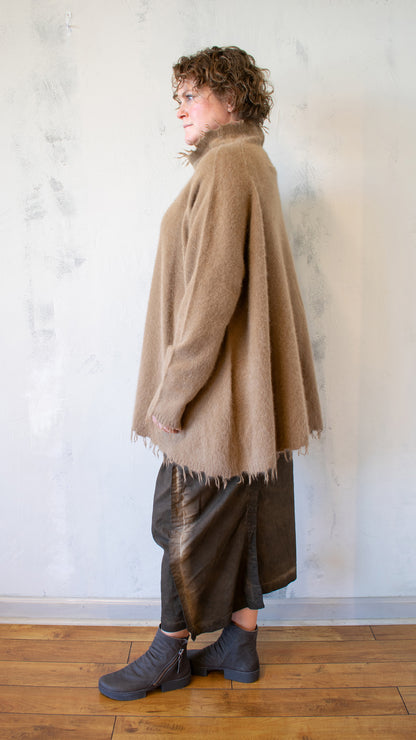 Fox, Silk and Wool Knit Tunic in Dakar