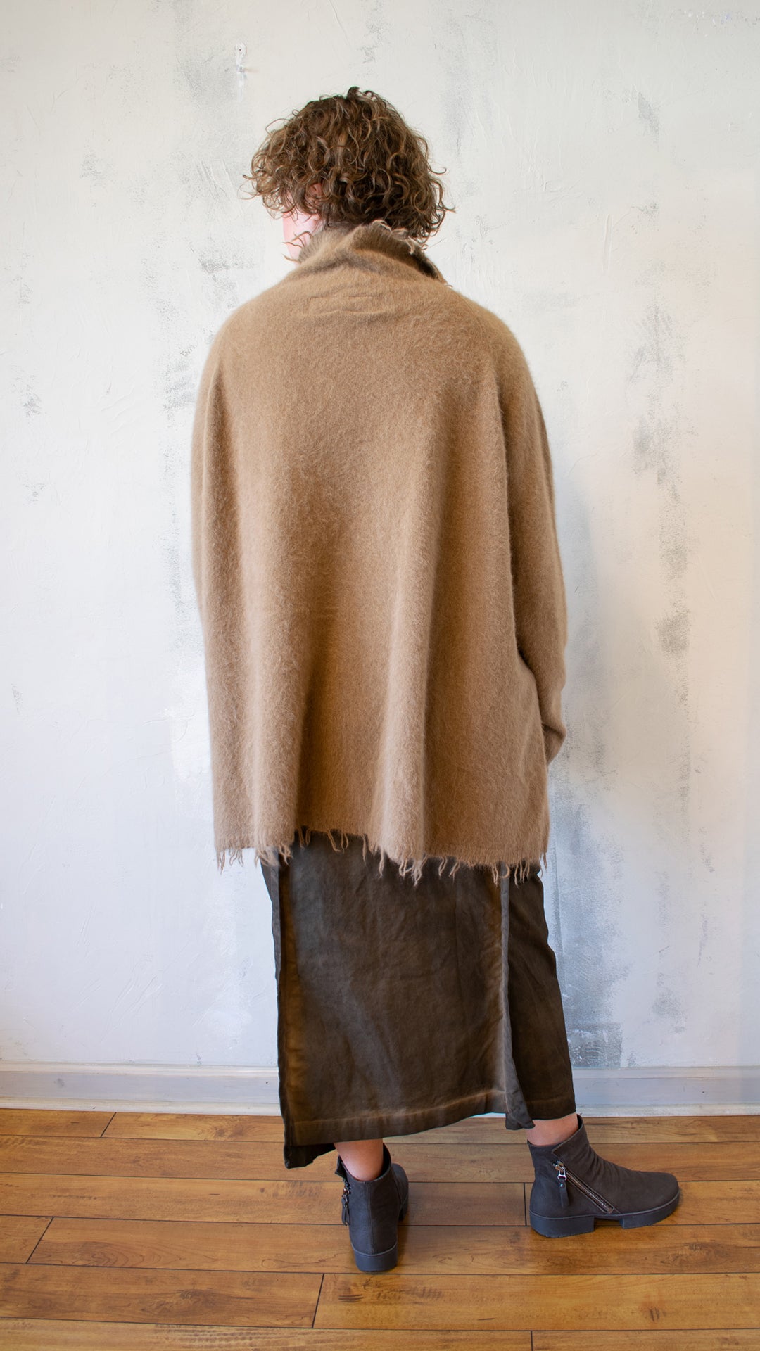 Fox, Silk and Wool Knit Tunic in Dakar
