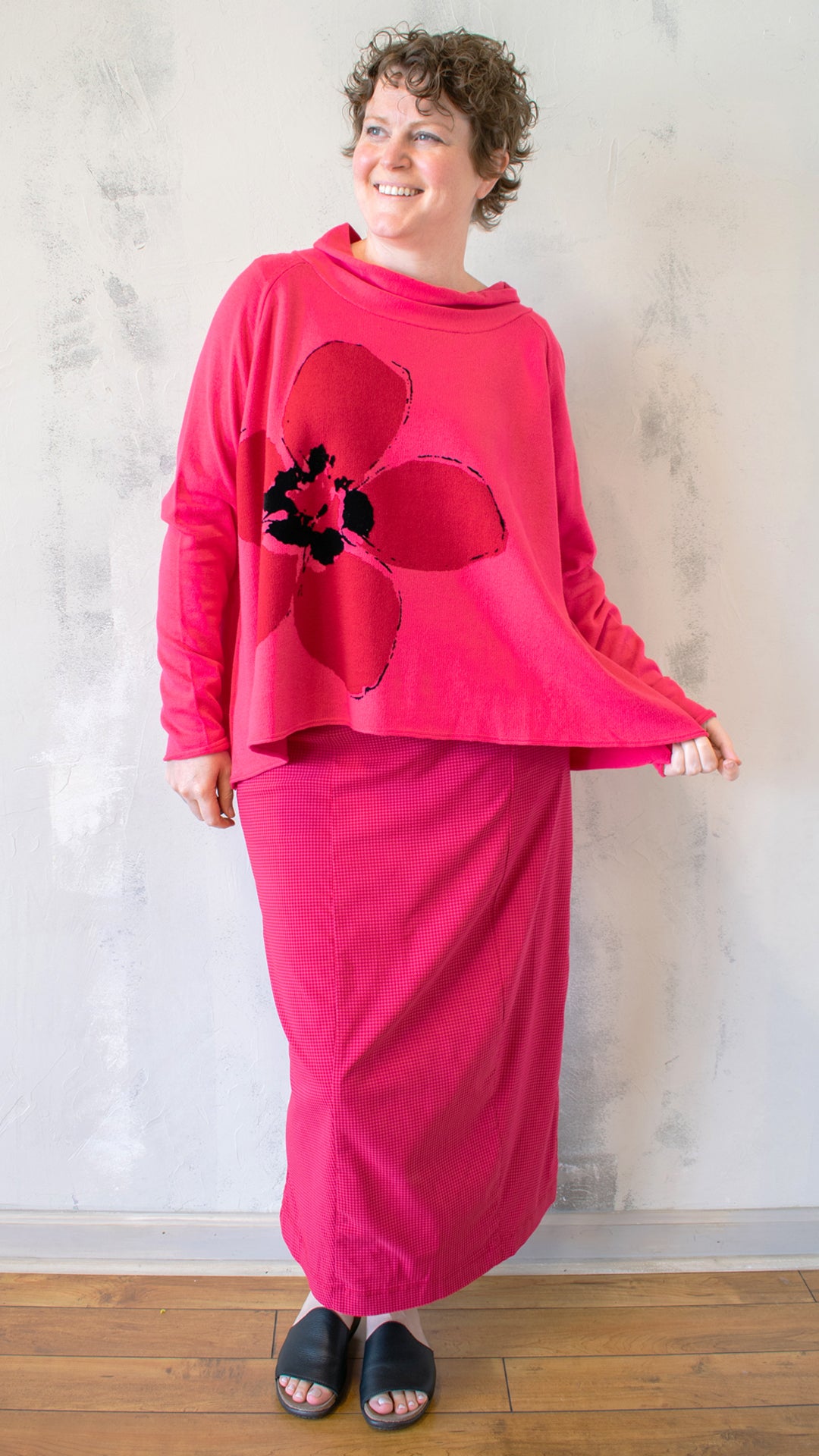 Rose Pencil Skirt