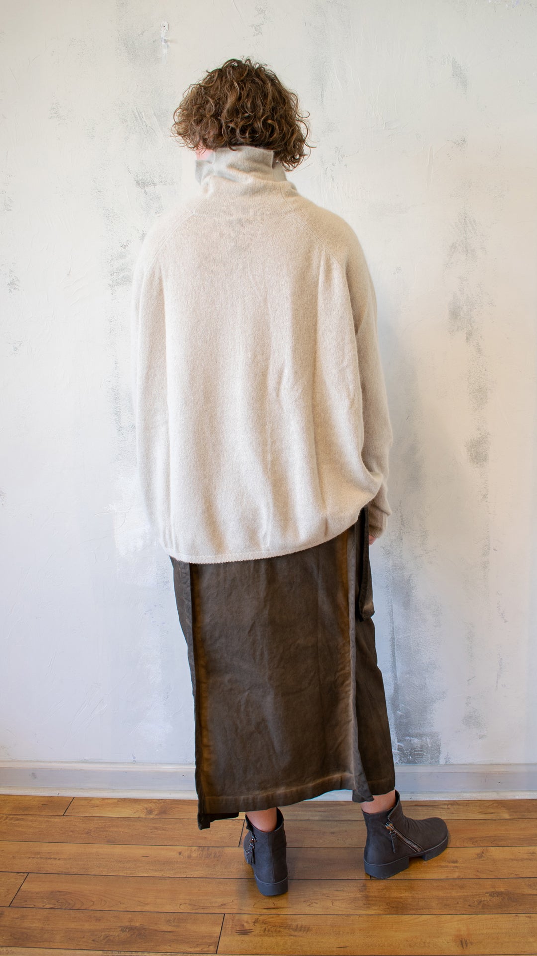 Textured Pullover in Ginger