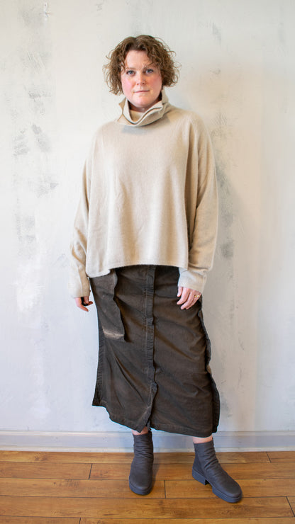 Textured Pullover in Ginger