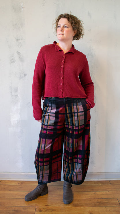 Open Cardigan in Lava
