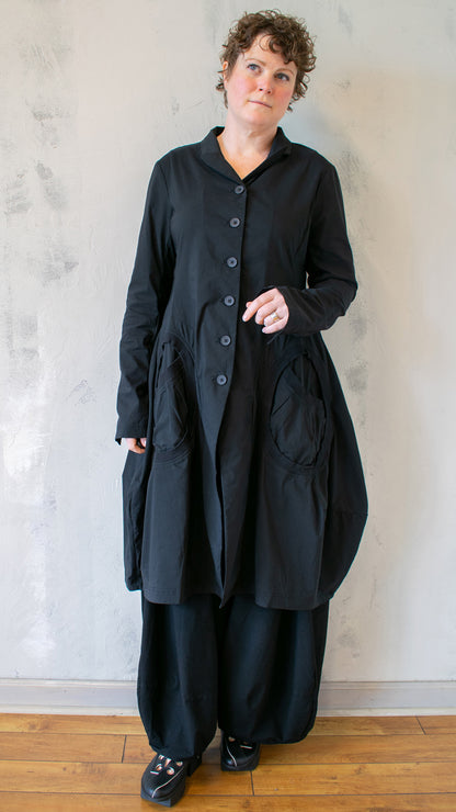 Long Fitted Stretch Jacket