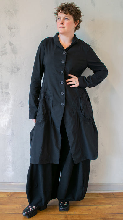 Long Fitted Stretch Jacket