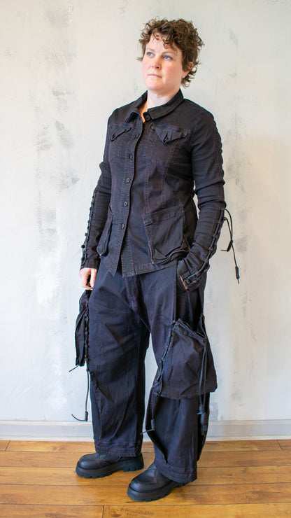 Crab Dark Fitted Jacket