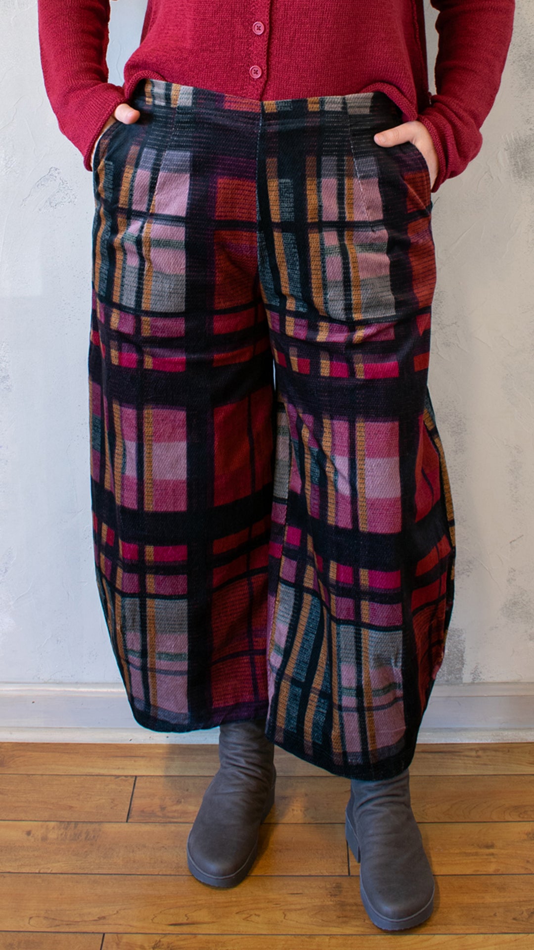 Check Trousers in Check Multicolor