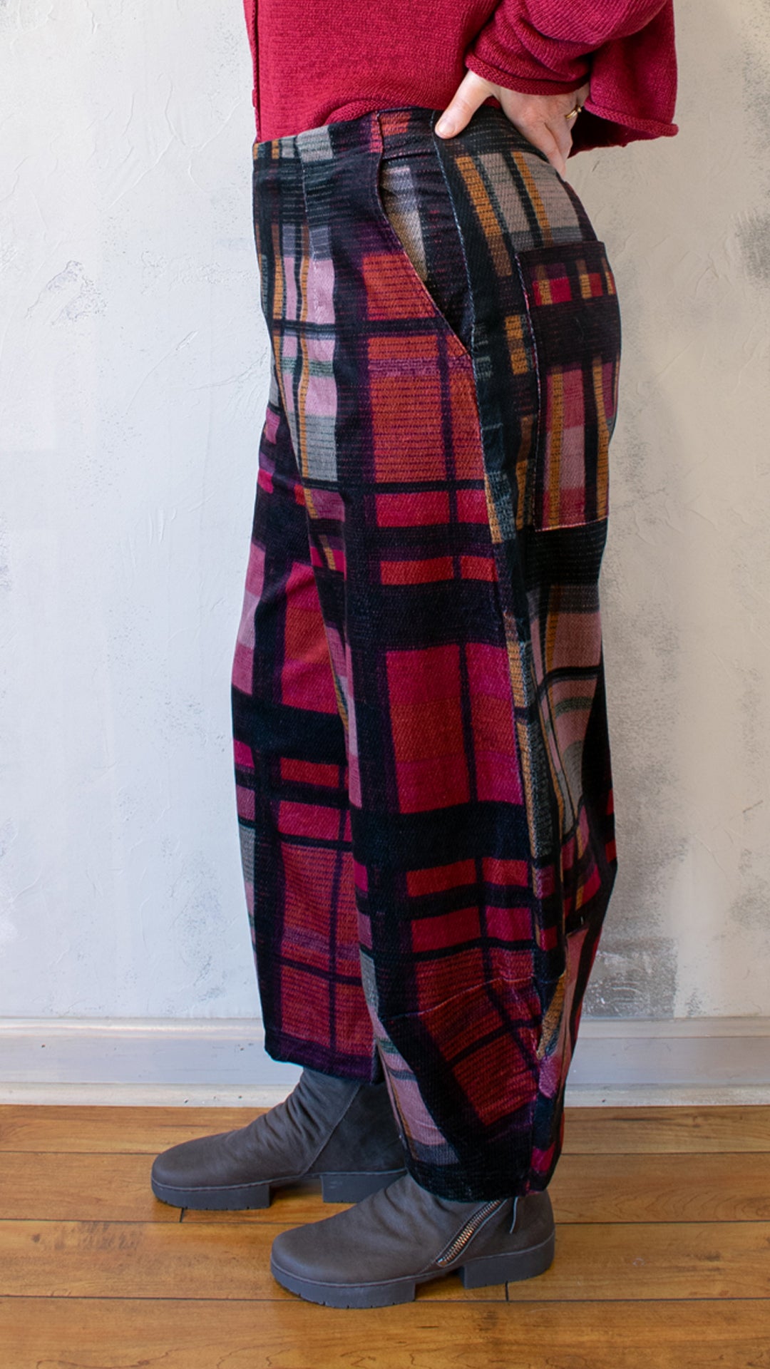 Check Trousers in Check Multicolor