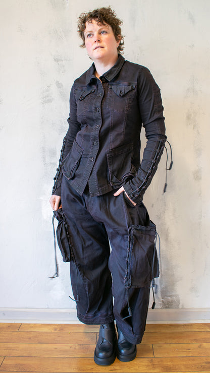 Crab Dark Fitted Jacket