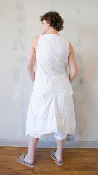Balloon Pant Jumpsuit in White