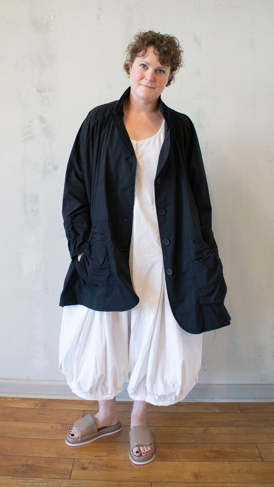 Full Jacket in Stretch Black