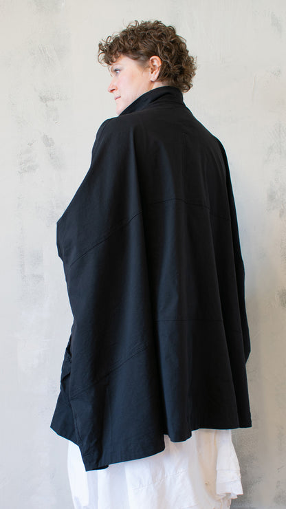 Full Jacket in Stretch Black