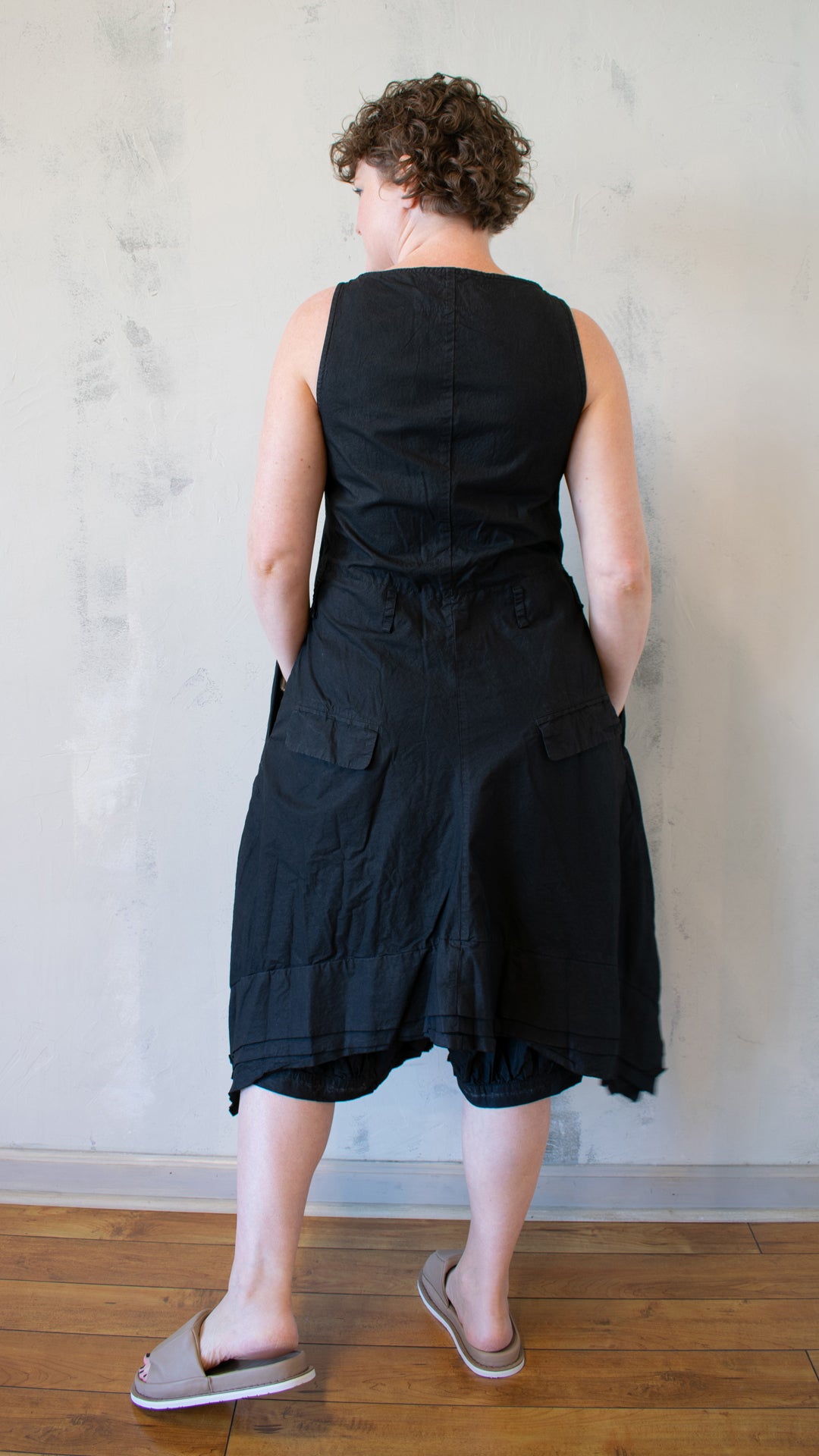 Balloon Pant Jumpsuit in Black