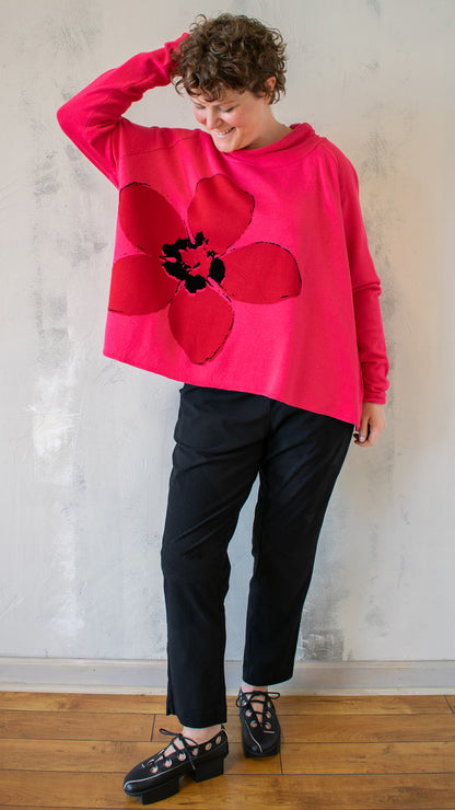 Poppy Sweater in Rose