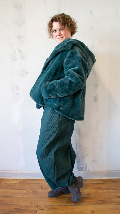 Sculptural Jacket in Forest