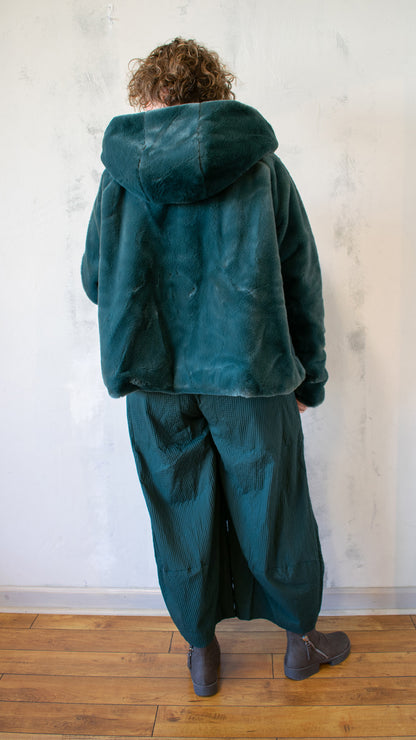 Sculptural Jacket in Forest