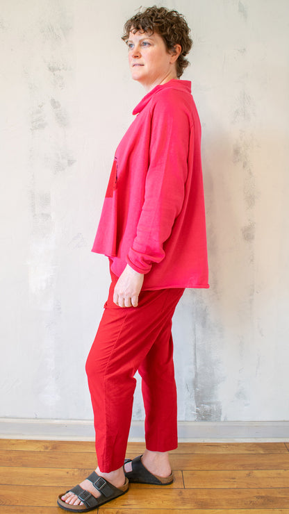 Poppy Sweater in Rose