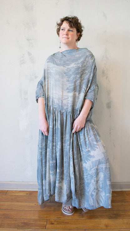 Toile Silk Dress