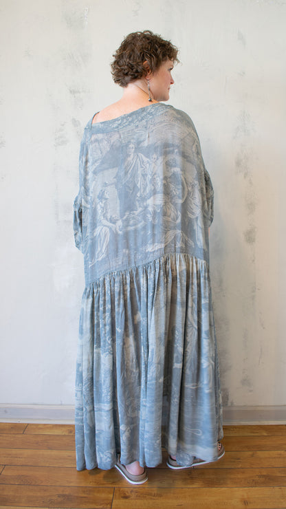 Toile Silk Dress