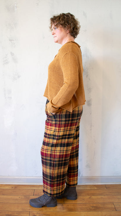Open Cardigan in Bronze