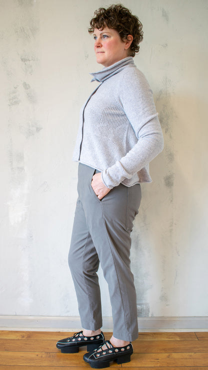 Poppy Cardigan in Light Grey