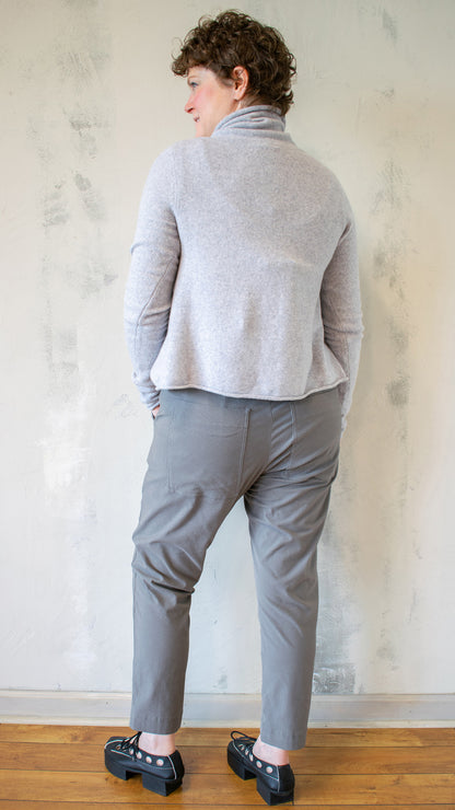 Poppy Cardigan in Light Grey