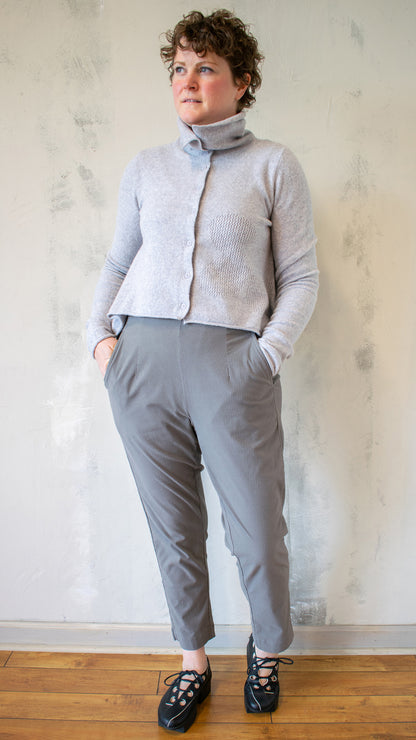Poppy Cardigan in Light Grey