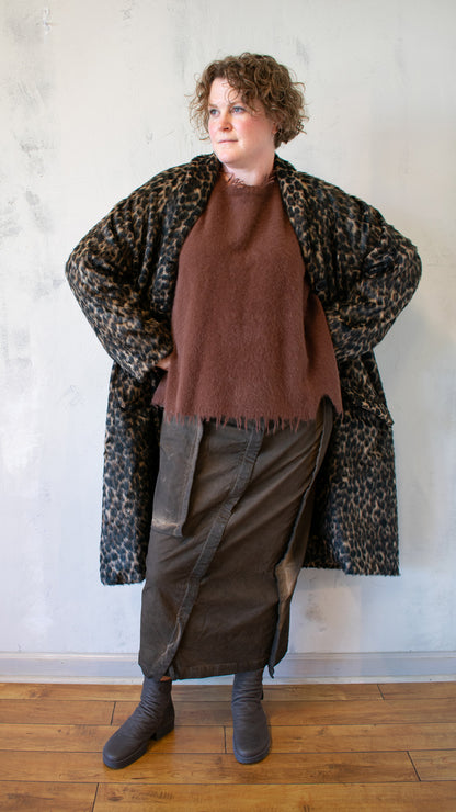 Utility Skirt in Dark Dakar Cloud