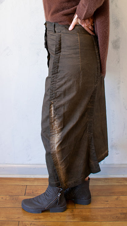 Utility Skirt in Dark Dakar Cloud