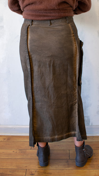 Utility Skirt in Dark Dakar Cloud