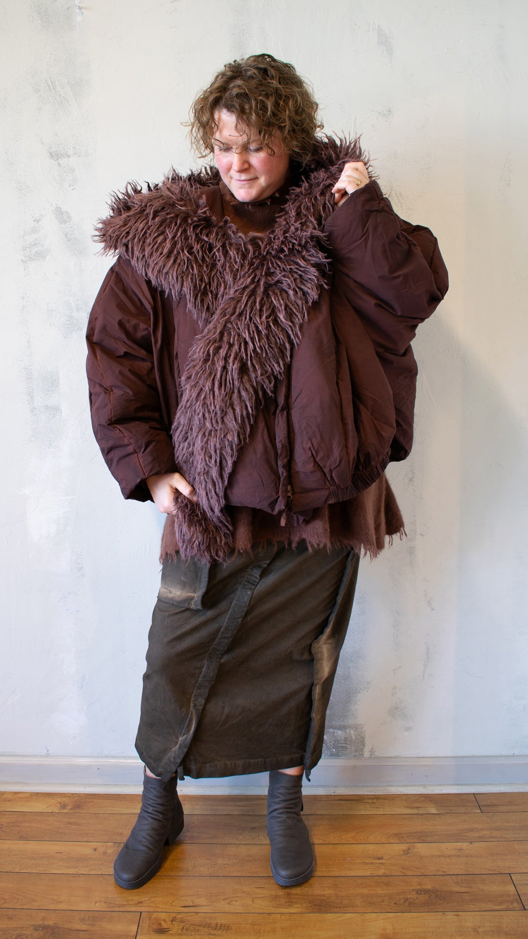 Cloud Coat in Henna Cloud